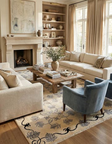 8' 2 x 11' 5 Hand Knotted Darya Wool Rug