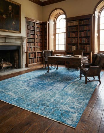 9' 1 x 13' Vintage Royal Wool Rug
