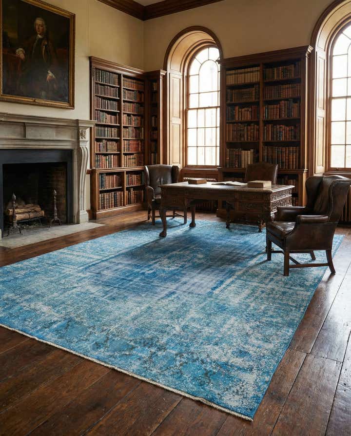 9' 1 x 13' Vintage Royal Wool Rug