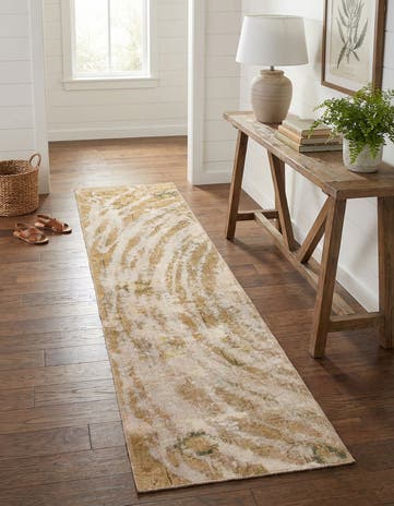 2' 2 x 8' 7 Hand Knotted Ultra Vintage Persian Wool Runner Rug