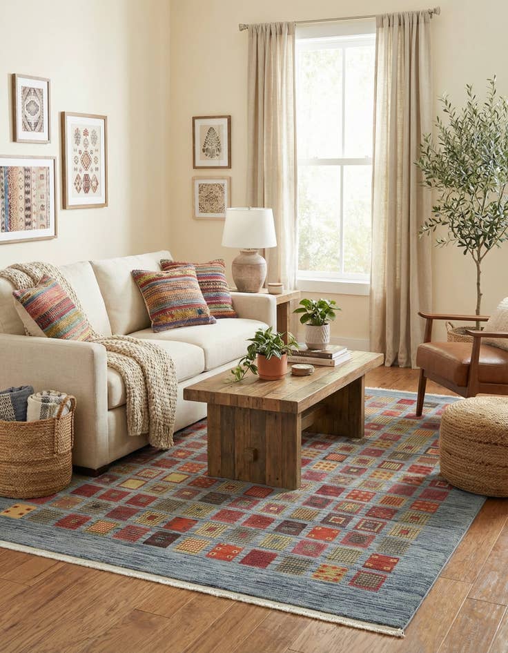 Detail image of 9' x 12' Kashkuli Gabbeh Rug