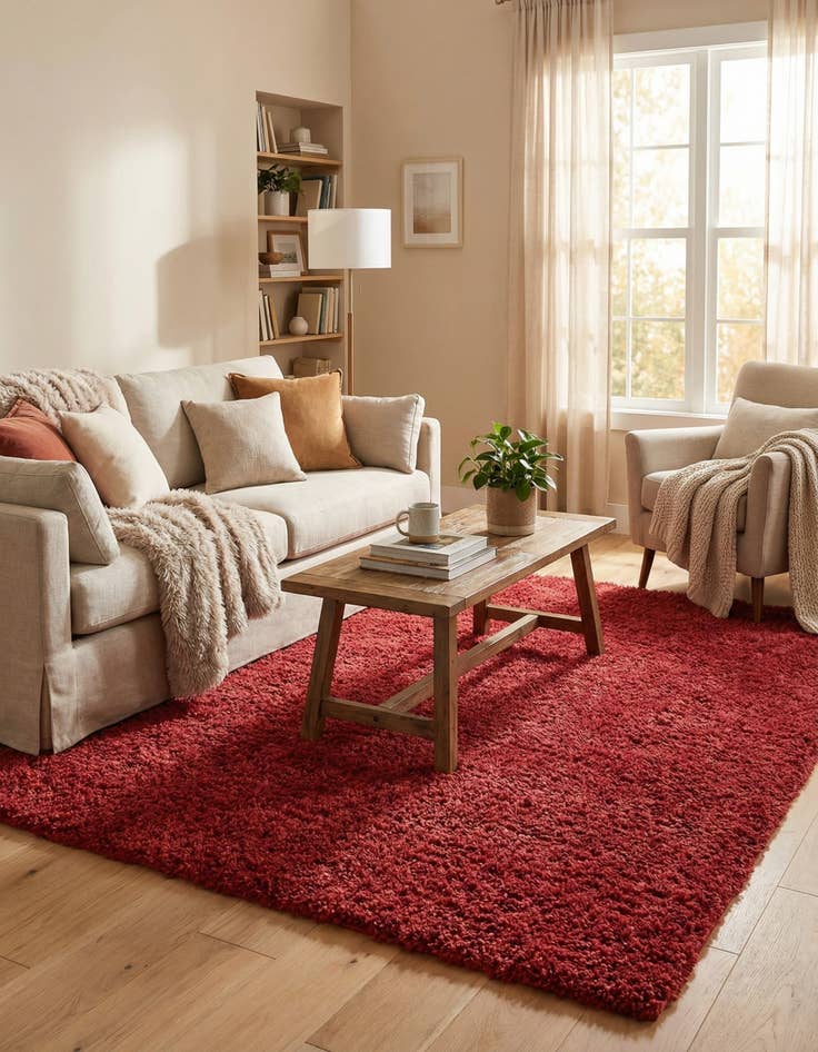 Detail image of  10' x 13' Zermatt Shag Rug