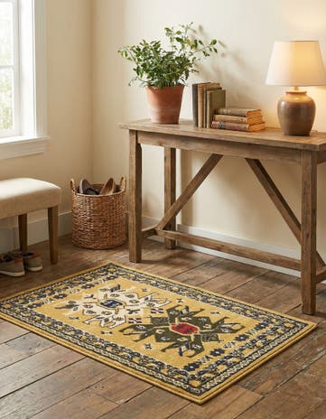 Cream Heris Rug