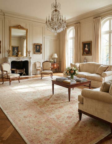 17' x 25' 2 Hand Knotted Peshawar Ziegler Oriental Rug