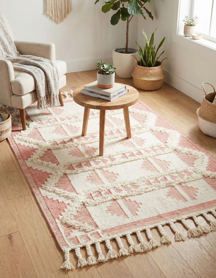 4' 1 x 6' 1 Hand Woven Arizona Wool Rug