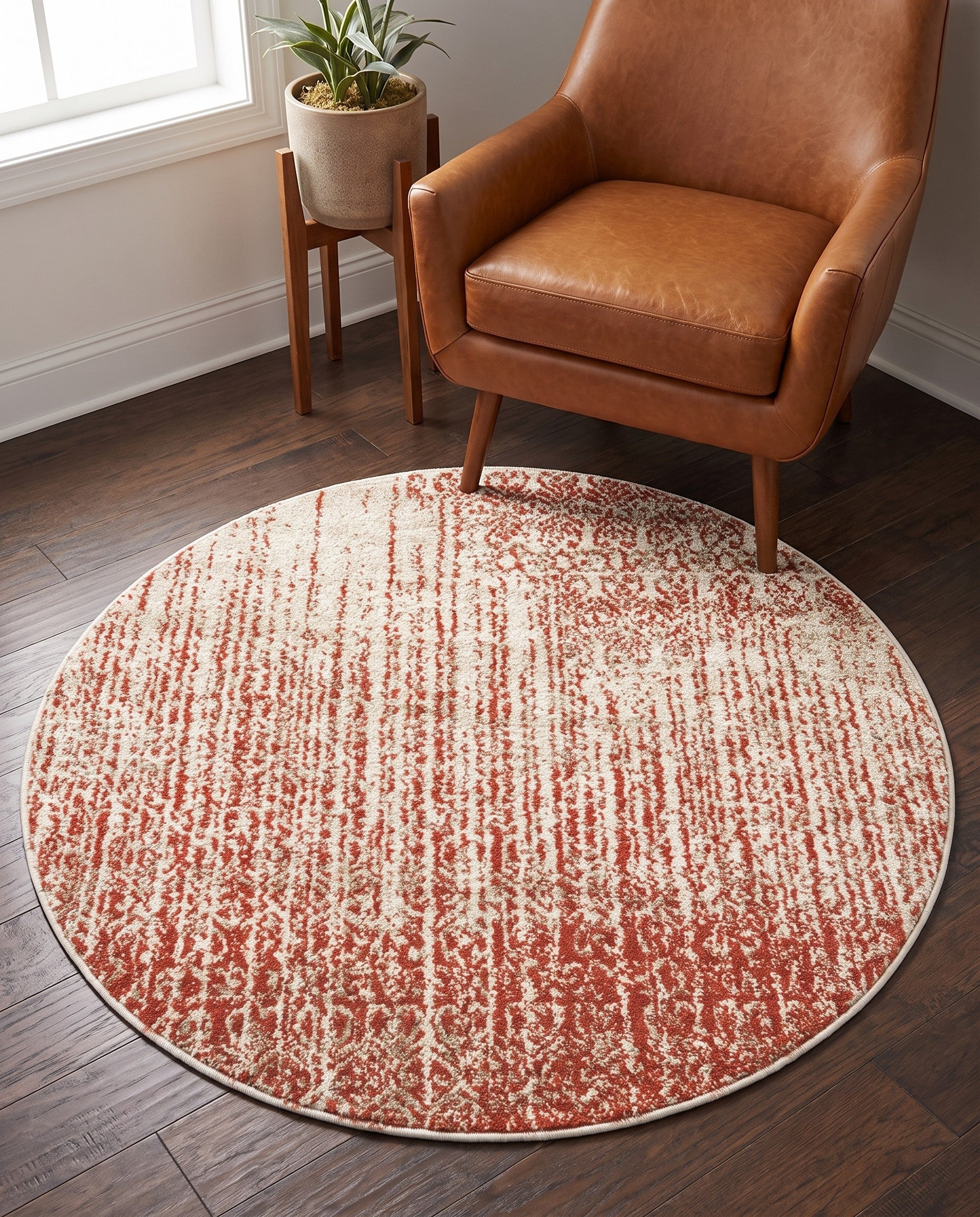 4' x 4' Angelica Round Rug