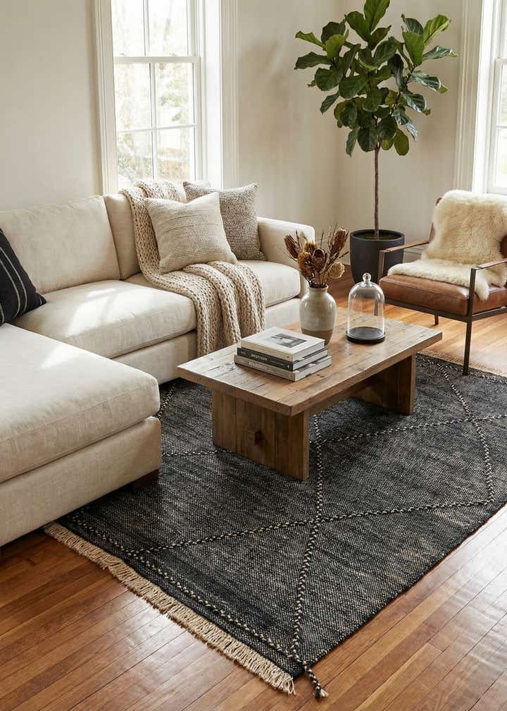 5' 10 x 9' 3 Hand Knotted Darya Wool Rug