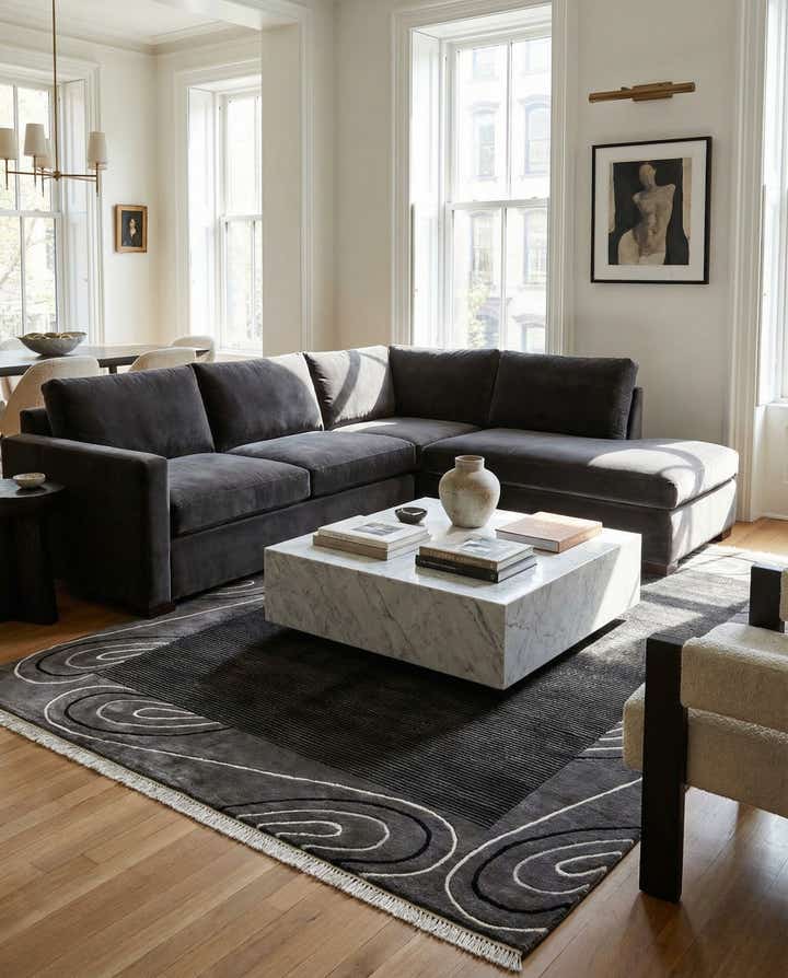 5' 6 x 7' 10 Hand Knotted Darya Wool Rug