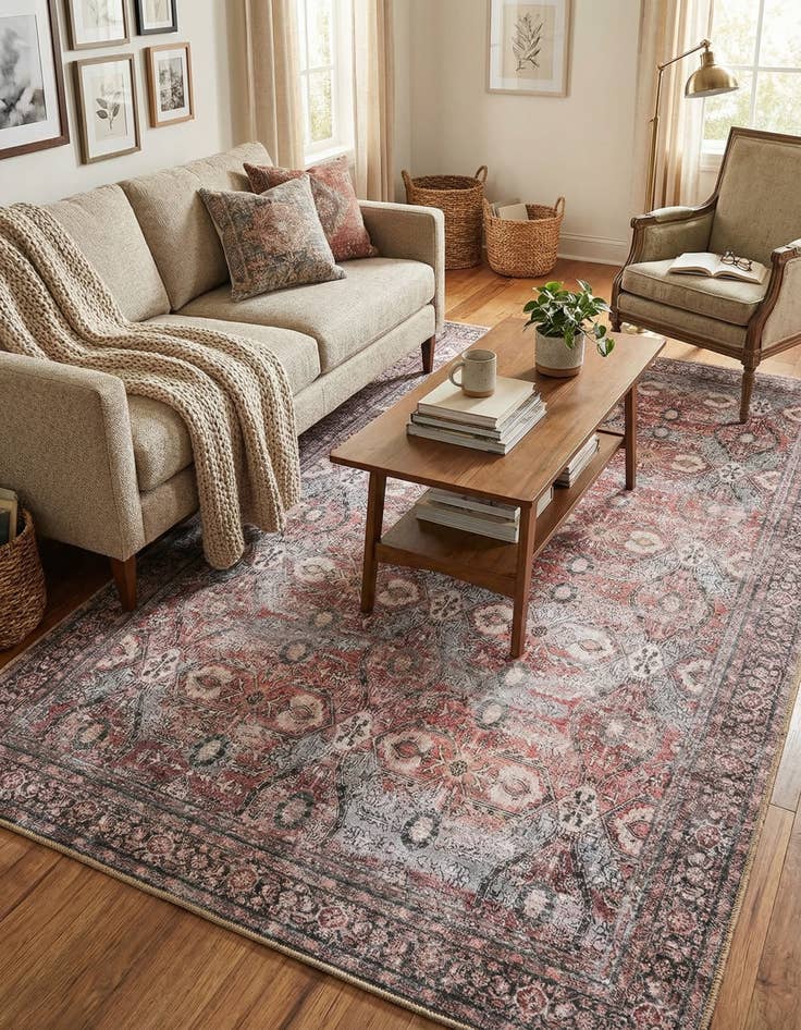 Detail image of 5' 1 x 8' Timeless Rug