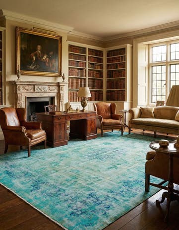 9' 10 x 12' 11 Vintage Royal Wool Rug