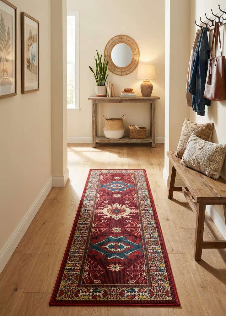 2' x 6' Easy-Clean Baja Indoor / Outdoor Runner Rug