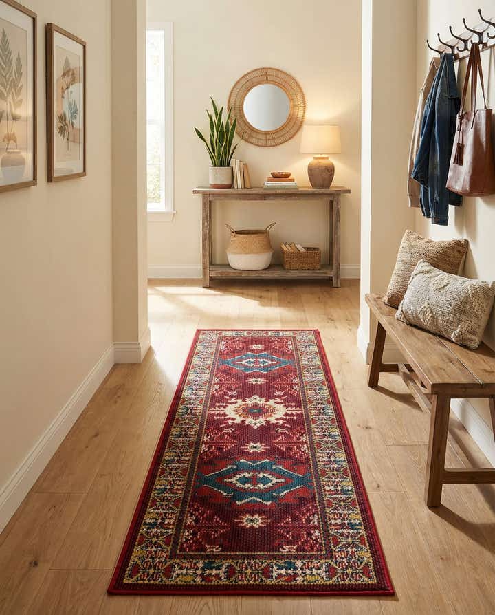 2' x 6' Easy-Clean Baja Indoor / Outdoor Runner Rug