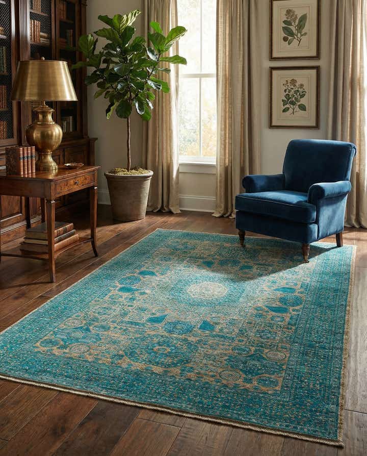 4' x 6' Hand Knotted Amina Rug