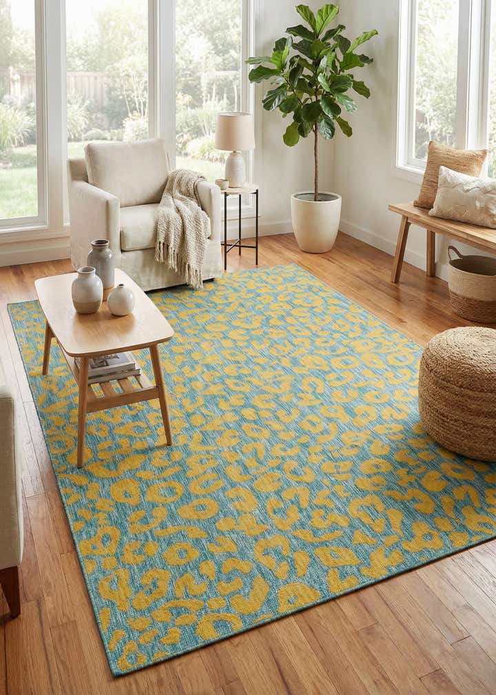 7' 10 x 11' Easy-Clean Safari Indoor / Outdoor Rug