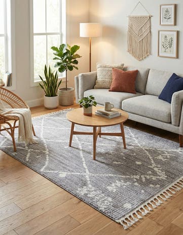 Gray Morocco Rug