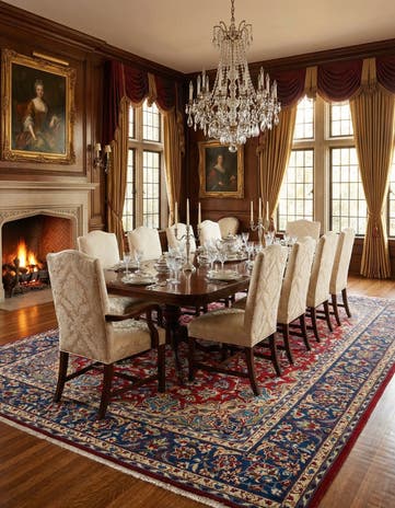 8' 1 x 11' 8 Najafabad Wool Rug