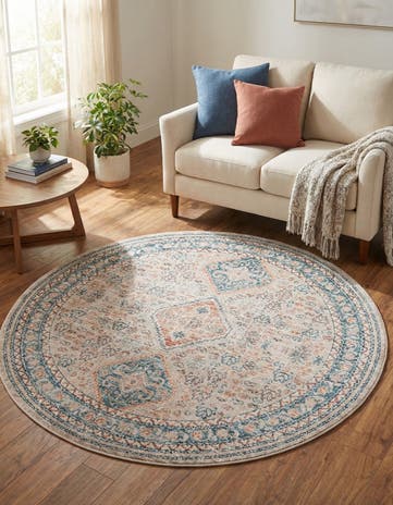 5' 3 x 5' 3 Newport Round Rug