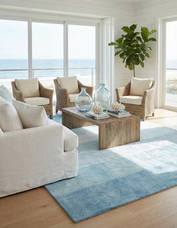 6' 6 x 9' 8 Hand Knotted Darya Wool Rug
