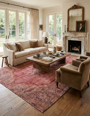 7' 7 x 11' 1 Hand Knotted Ultra Vintage Persian Wool Rug