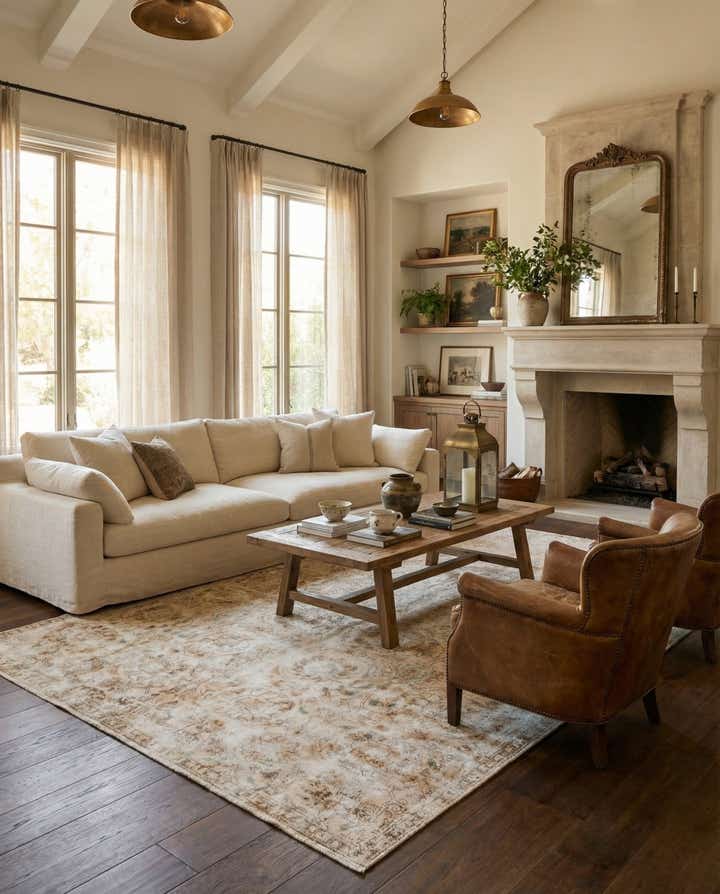 7' 7 x 10' 8 Hand Knotted Ultra Vintage Persian Wool Rug