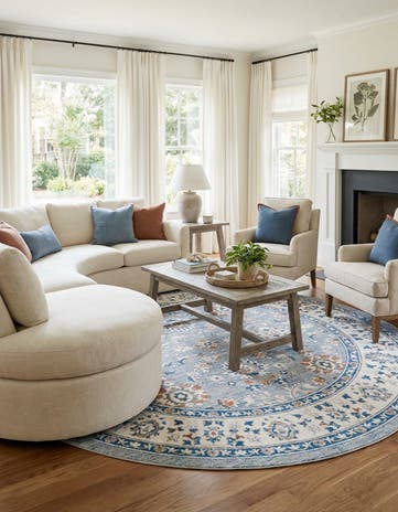 10' x 10' Charlotte Round Rug