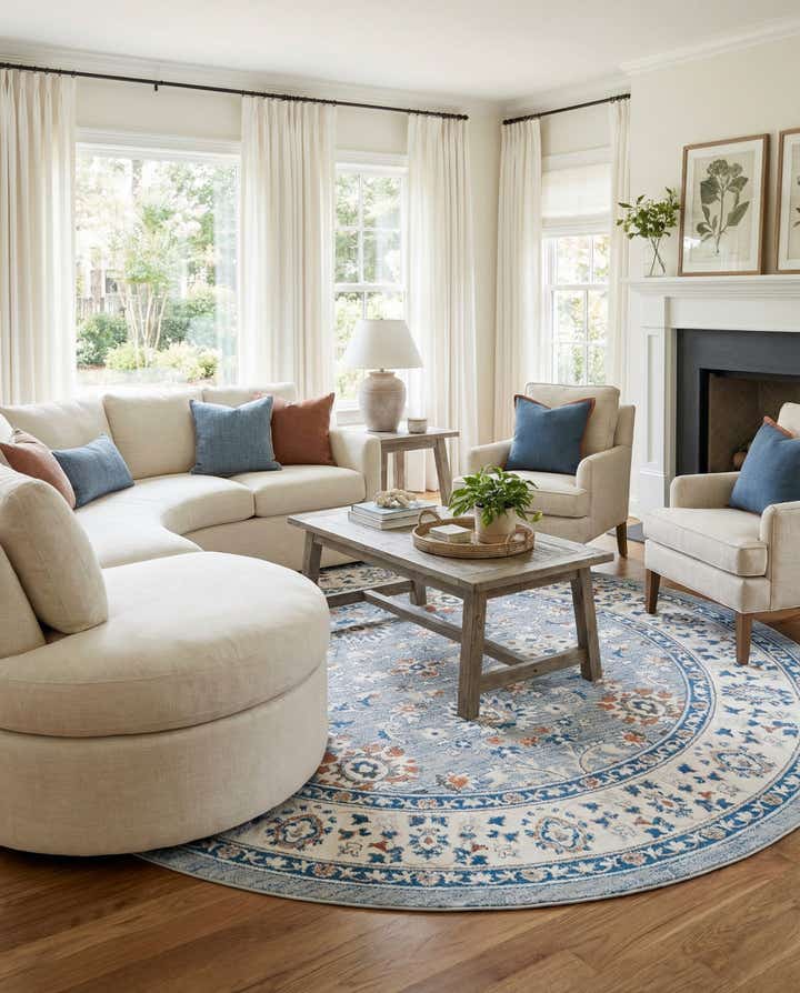 10' x 10' Charlotte Round Rug