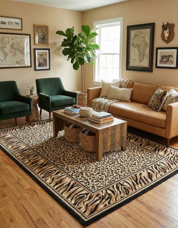7' x 10' Safari Rug