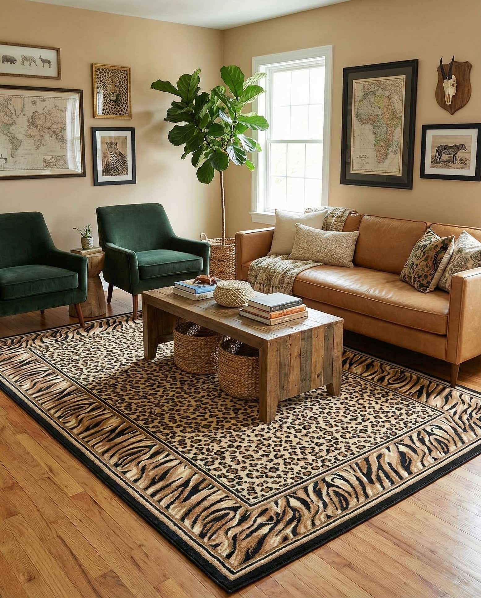 7' x 10' Safari Rug