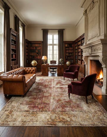 8' 1 x 10' 11 Vintage Royal Wool Rug