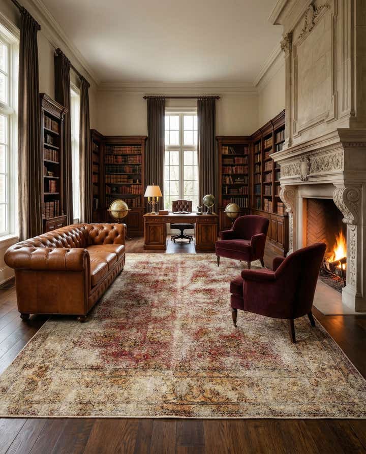 8' 1 x 10' 11 Vintage Royal Wool Rug