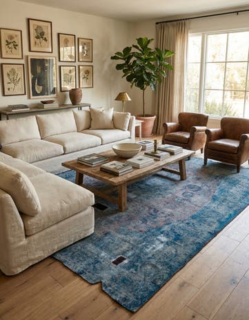 9' 9 x 12' 2 Hand Knotted Ultra Vintage Persian Wool Rug