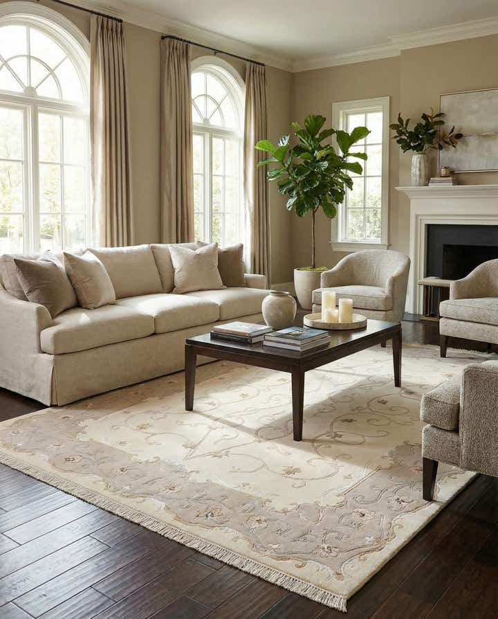 5' 9 x 7' 11 Hand Knotted Darya Rug