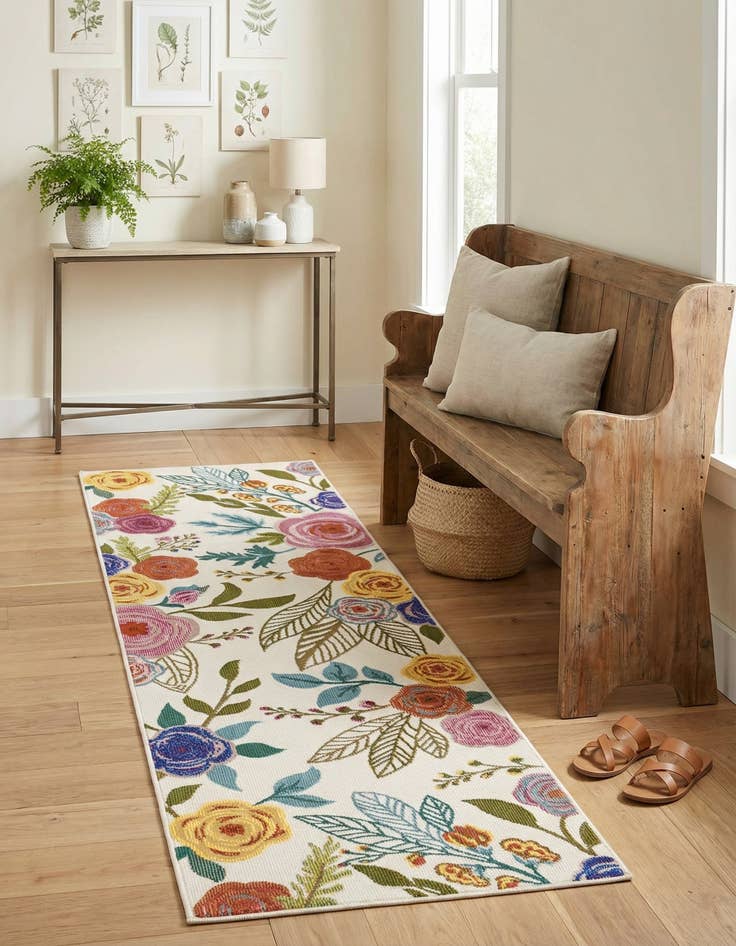 Detail image of 2' x 4' Blossom Runner Rug