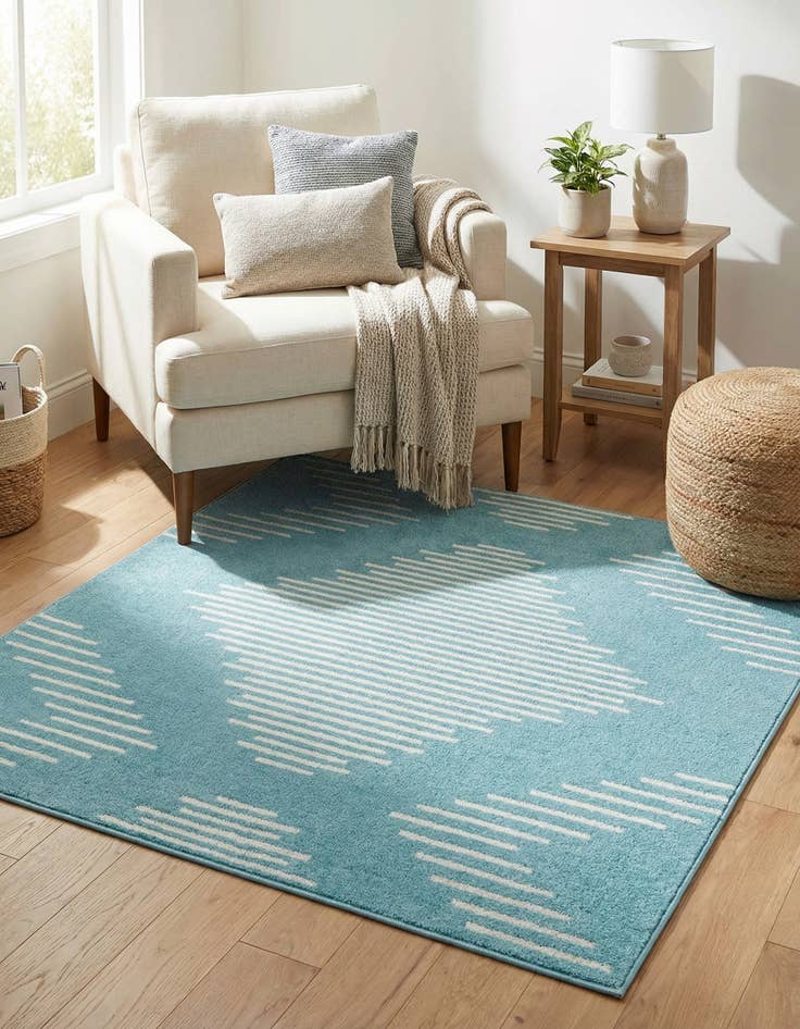 Detail image of 5' 3 x 5' 3 Kai Square Rug