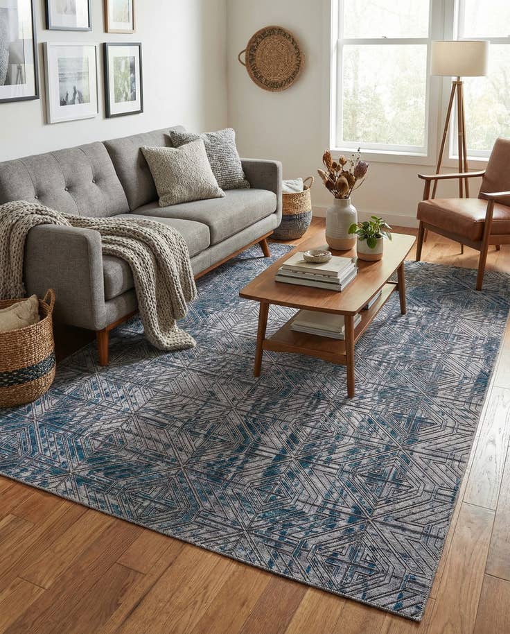 Detail image of 5' x 7' 2 Washable Timeless Rug