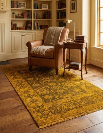 2' 8 x 5' Hand Knotted Peshawar Ziegler Rug