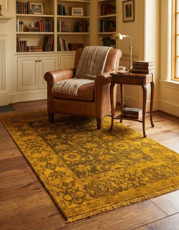 2' 8 x 5' Hand Knotted Peshawar Ziegler Rug