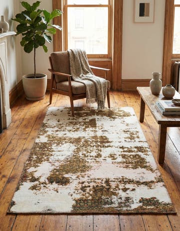 3' 6 x 6' 4 Hand Knotted Ultra Vintage Persian Wool Rug