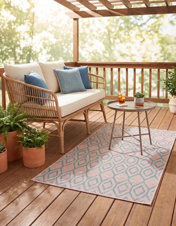 3' x 5' 3 Easy-Clean Jill Zarin Turks and Caicos Indoor / Outdoor Rug