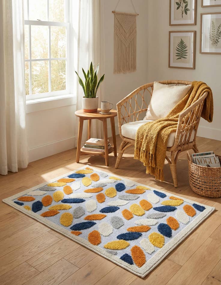 Detail image of 2' x 3' Easy-Clean Aruba Indoor / Outdoor Rug