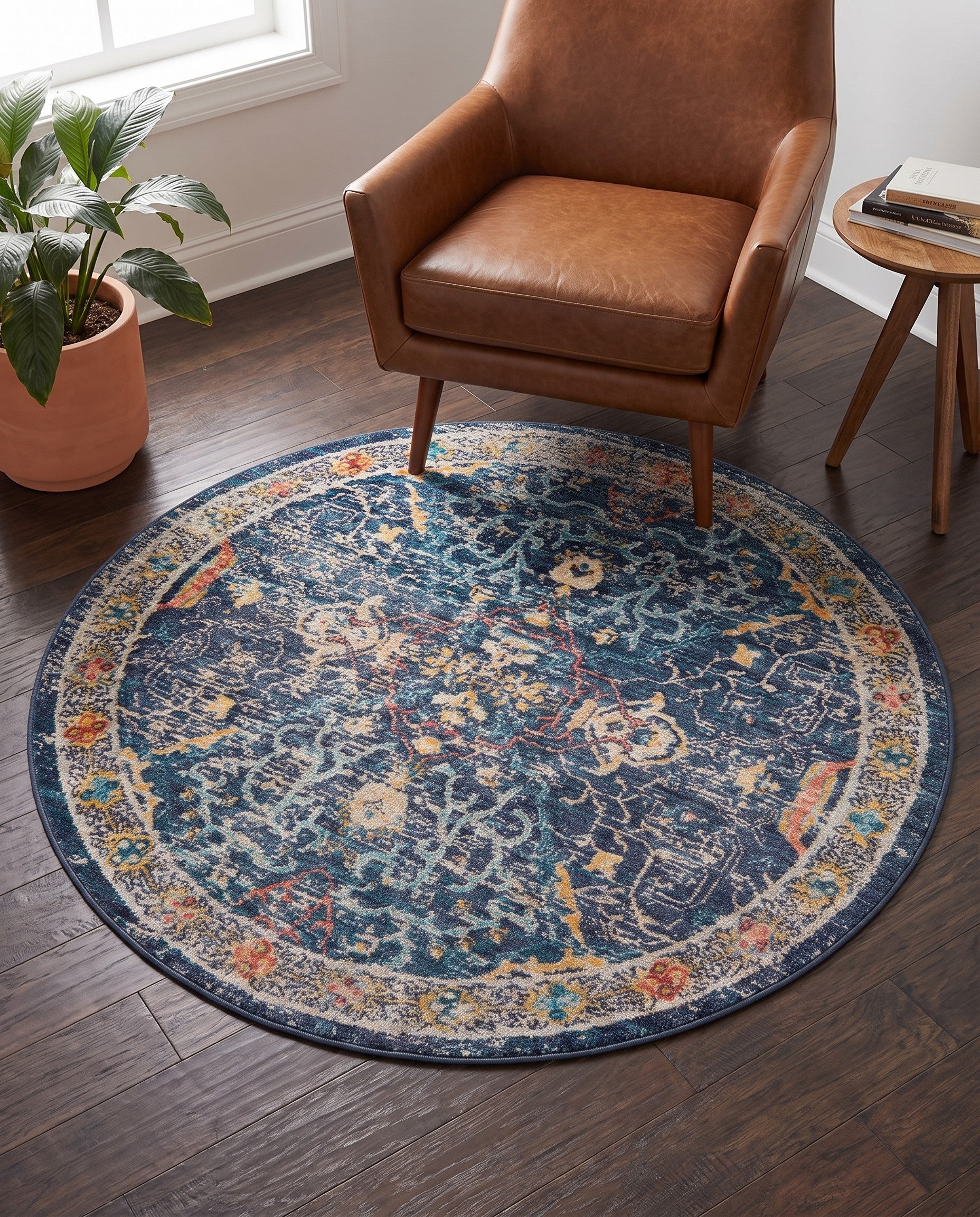 4' x 4' Lola Round Rug