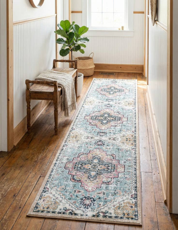 Detail image of 2' 2 x 10' Medina Runner Rug