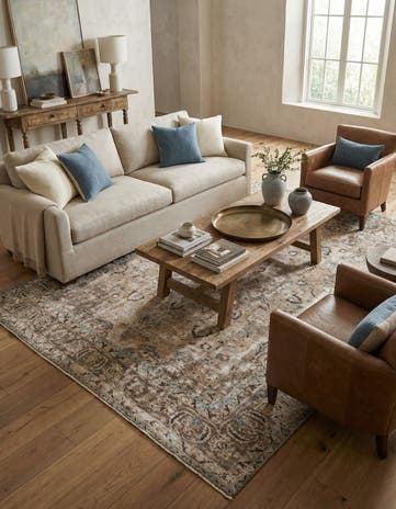 9' 10 x 12' 10 Hand Knotted Ultra Vintage Persian Wool Rug