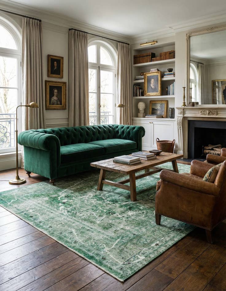 Detail image of 6' 3 x 9' 4 Vintage Royal Rug