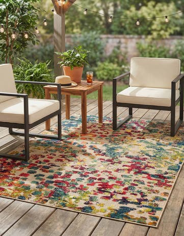 5' x 7' Easy-Clean Casablanca Indoor / Outdoor Rug