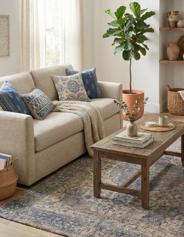 4' 1 x 6' 1 Hand Woven Chenille Jute Rug