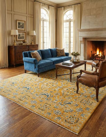 8' 3 x 9' 8 Ziegler Wool Rug