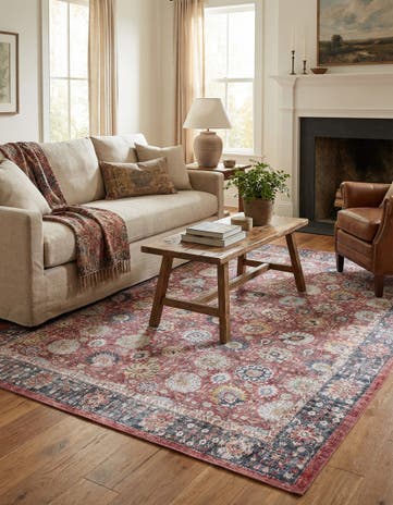 7' 10 x 10' Washable Timeless Rug