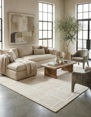 5' 9 x 8' Hand Knotted Darya Wool Rug