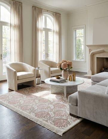 6' 9 x 10' Hand Knotted Darya Wool Rug